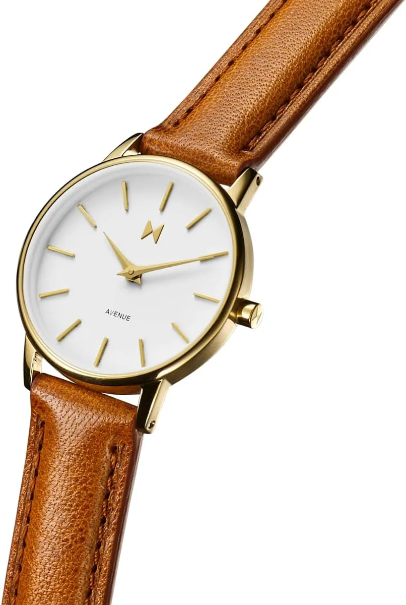 - 3 ATM/30 Meters Water Resistance - 28 mm MVMT Avenue Women's Watch - Classic Minimalist colonizer distort libelous hurricane Style 