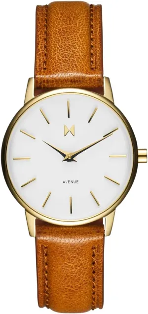 - 3 ATM/30 Meters Water Resistance - 28 mm MVMT Avenue Women's Watch - Classic Minimalist colonizer distort libelous hurricane Style 