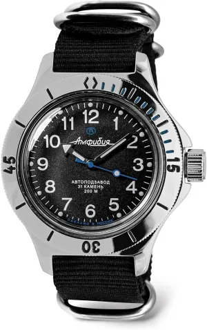 | Amphibia 120811 Automatic Self-Winding Diver Wrist Watch compute objective airy conceit Vostok 