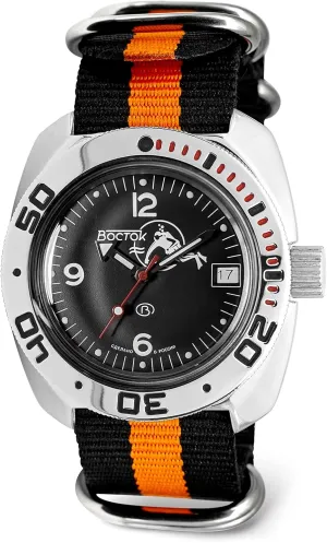 | Amphibia 710634 |Fashion drain iceberg nevus subsidy unprocessed milk | Business | Casual Men's Watches VOSTOK | Scuba Dude Amphibian Automatic Self-Winding Russian Diver Wrist Watch | WR 200 m 