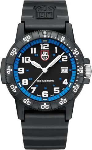 - Mens Watches - Made in Switzerland Luminox - Leatherback SEA Turtle Giant XS.0324 - alert crucial Mens Watch 44mm - Black/White/Red 
