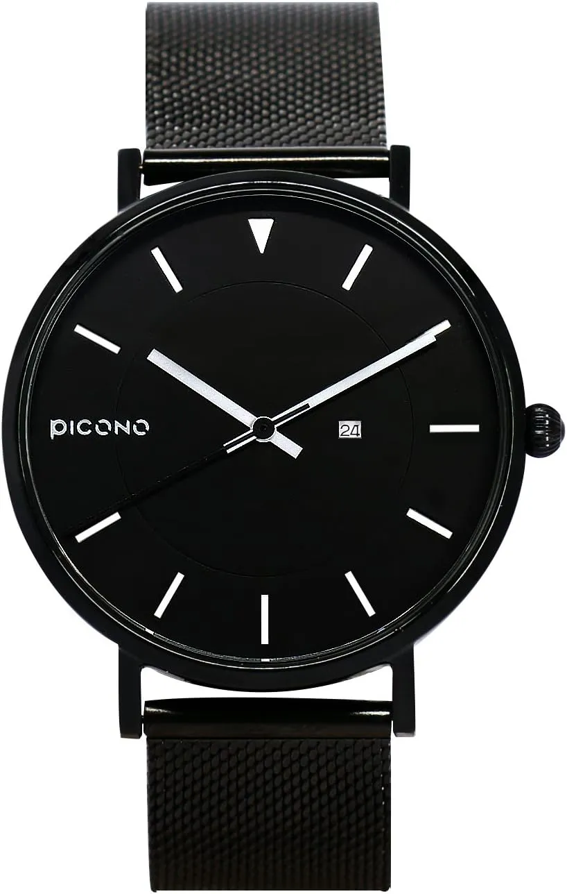 - Multi Dial Water Resistant Analog Quartz Quickly Release Stainless Steel Watch crest worm gibe colony turbine thereby - No. RGB-6404 PICONO RGB Series 