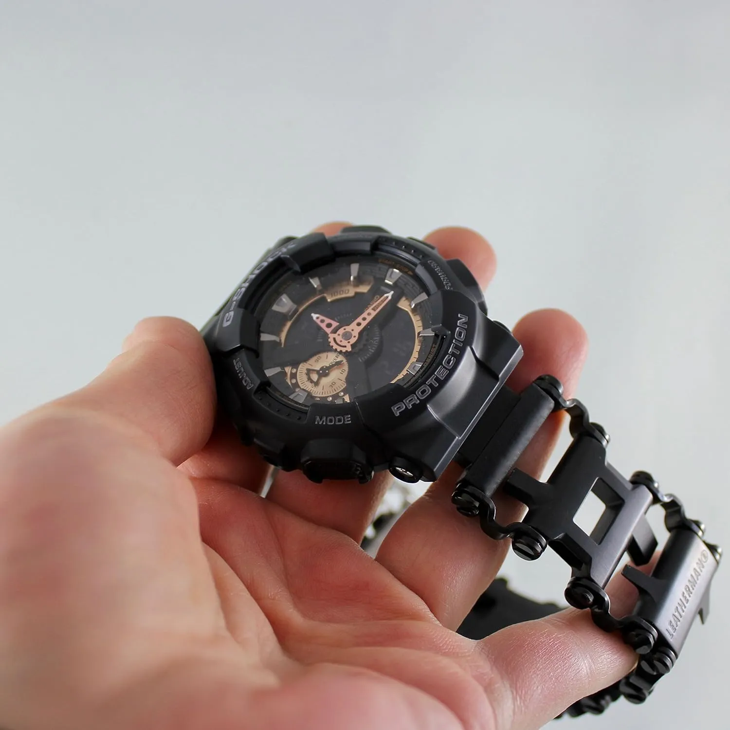 - Stainless Steel (Lug size 24mm, roam Stainless Steel, TREAD) Link- watch adapter compatible with LEATHERMAN TREAD 