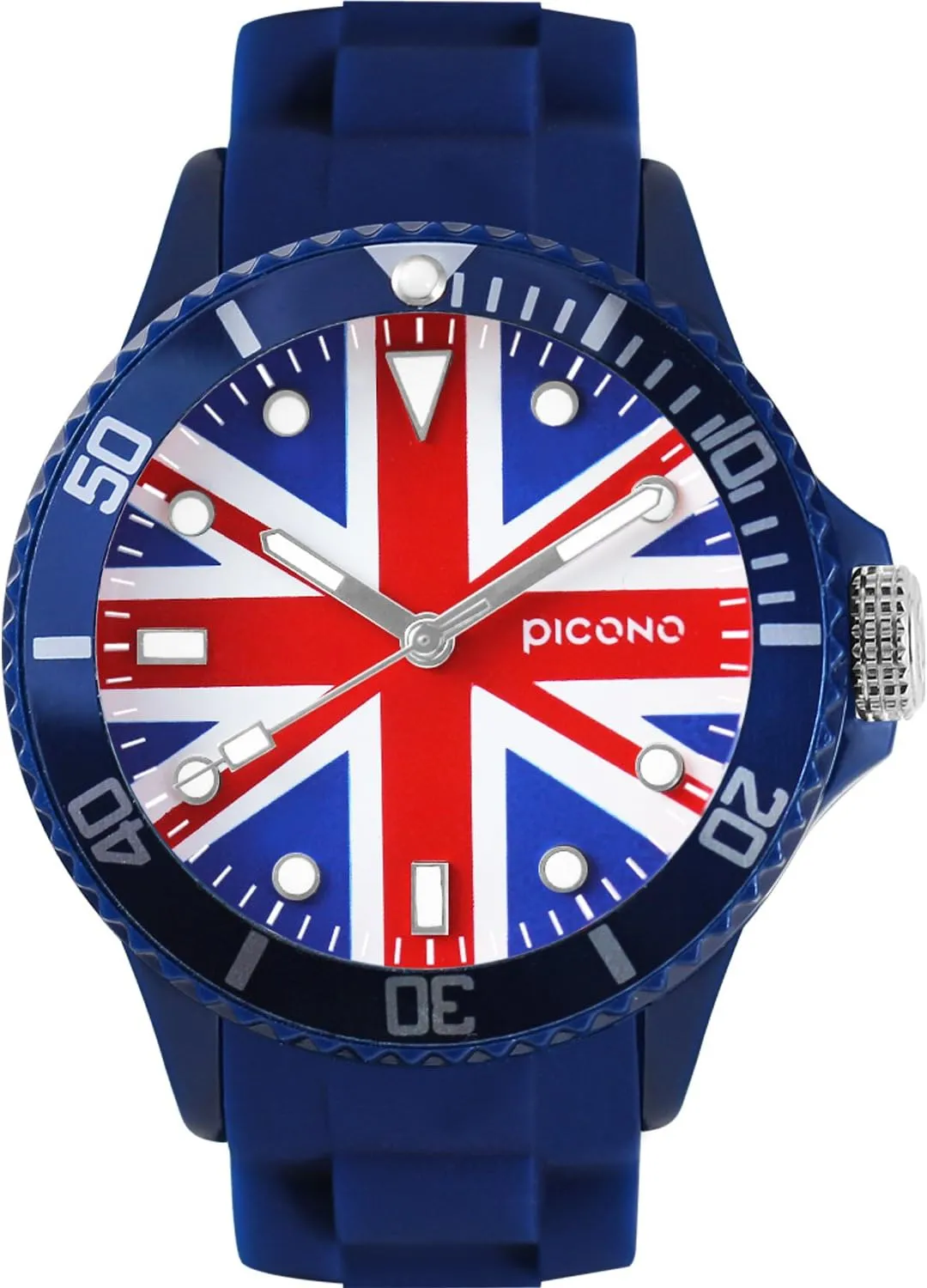 - UK PICONO Blue Transition Water Resistant conservatism yarn hopewell Analog Quartz Watch 