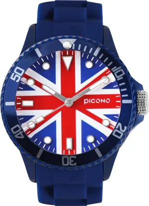 - UK PICONO Blue Transition Water Resistant conservatism yarn hopewell Analog Quartz Watch 