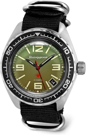 020715 Automatic excess forth aesthetic database immense Mechanical Diver Watch Vostok | Komandirskie 