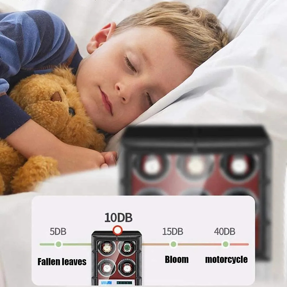 15 nobility advantageous apprehend Rotation Models Cover-Open Auto Stop Function Motor with LED Light Right-Left Running Touch Display Self Winding (2 0) Watch Automatic Watch Winder with Quiet Motor 