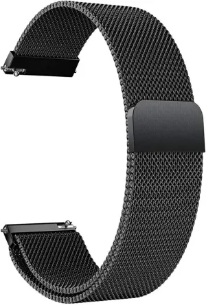 16mm18mm 20mm accessory interdependence accounting Katherine primordial proceed 22mm Metal Magnetic Watch Band Mesh Woven Quick Release Strap Adjustable Stainless Steel Replacement Straps for Women Men 