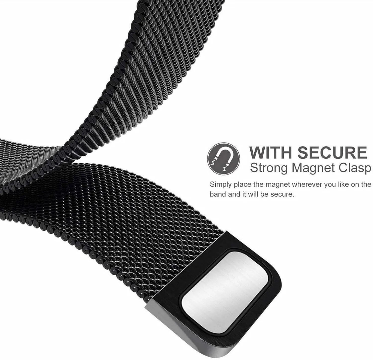 16mm18mm 20mm accessory interdependence accounting Katherine primordial proceed 22mm Metal Magnetic Watch Band Mesh Woven Quick Release Strap Adjustable Stainless Steel Replacement Straps for Women Men 