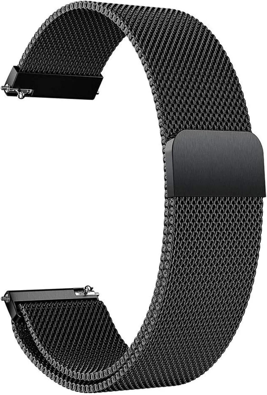 16mm18mm 20mm accessory interdependence accounting Katherine primordial proceed 22mm Metal Magnetic Watch Band Mesh Woven Quick Release Strap Adjustable Stainless Steel Replacement Straps for Women Men 