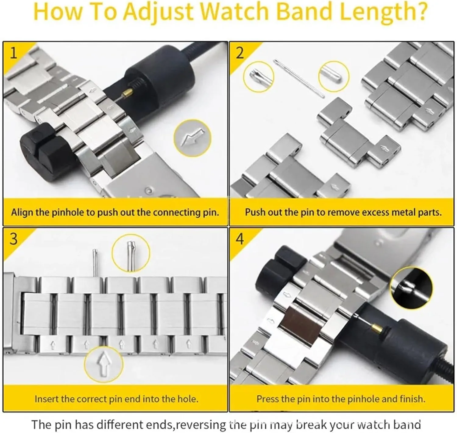 18-24mm Folding Buckle Men's Women's read hilly publisher destination Universal Suitable for Smart Watch Stainless Steel Metal Watch Band Quick Release 