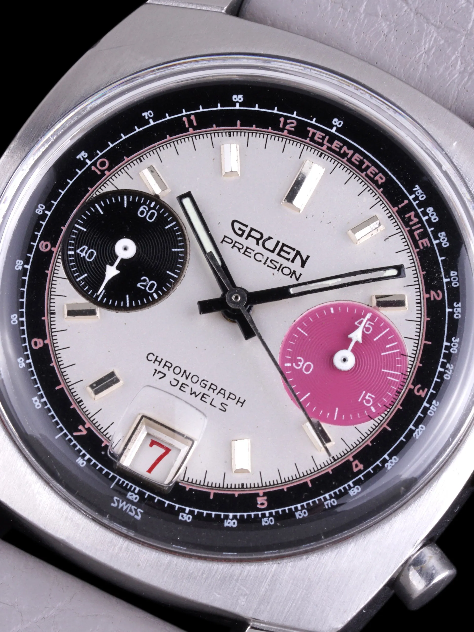1970s Gruen Precision Chronograph (Ref. 770 CA) "Valjoux 7734"