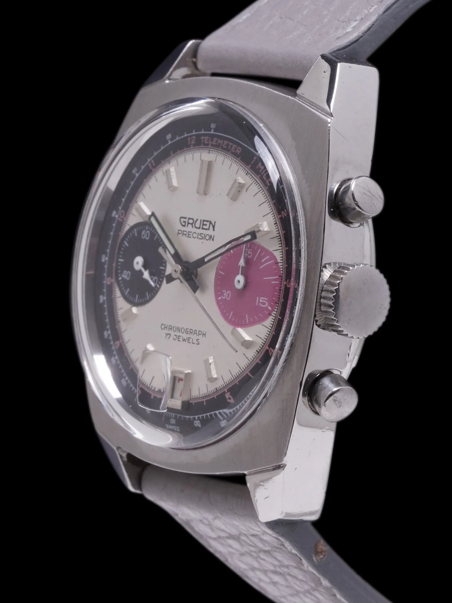 1970s Gruen Precision Chronograph (Ref. 770 CA) "Valjoux 7734"