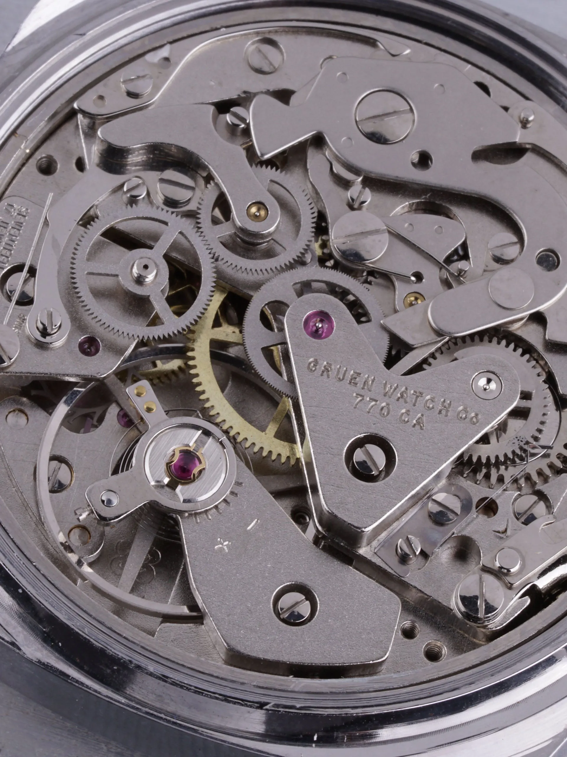 1970s Gruen Precision Chronograph (Ref. 770 CA) "Valjoux 7734"