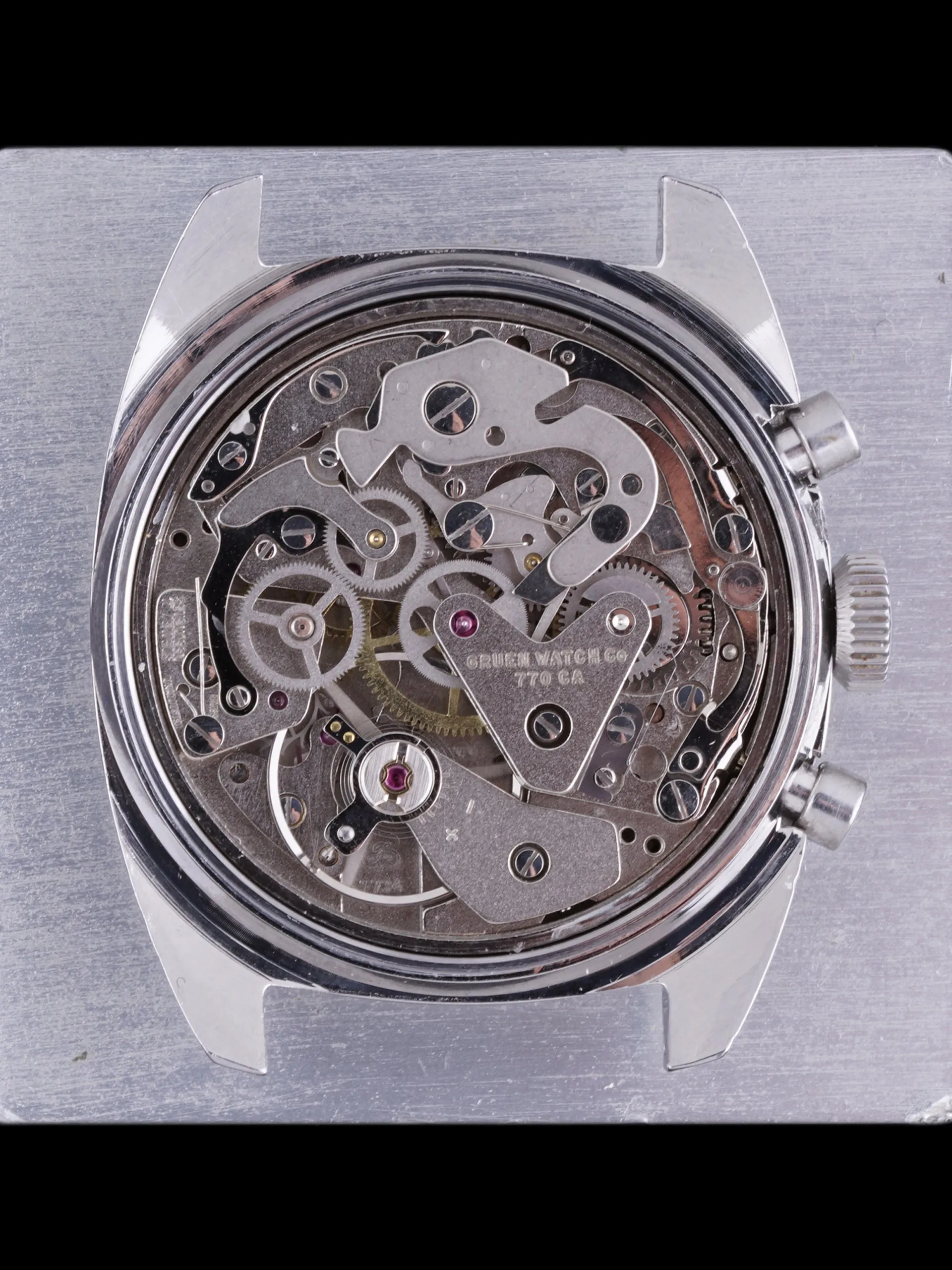 1970s Gruen Precision Chronograph (Ref. 770 CA) "Valjoux 7734"