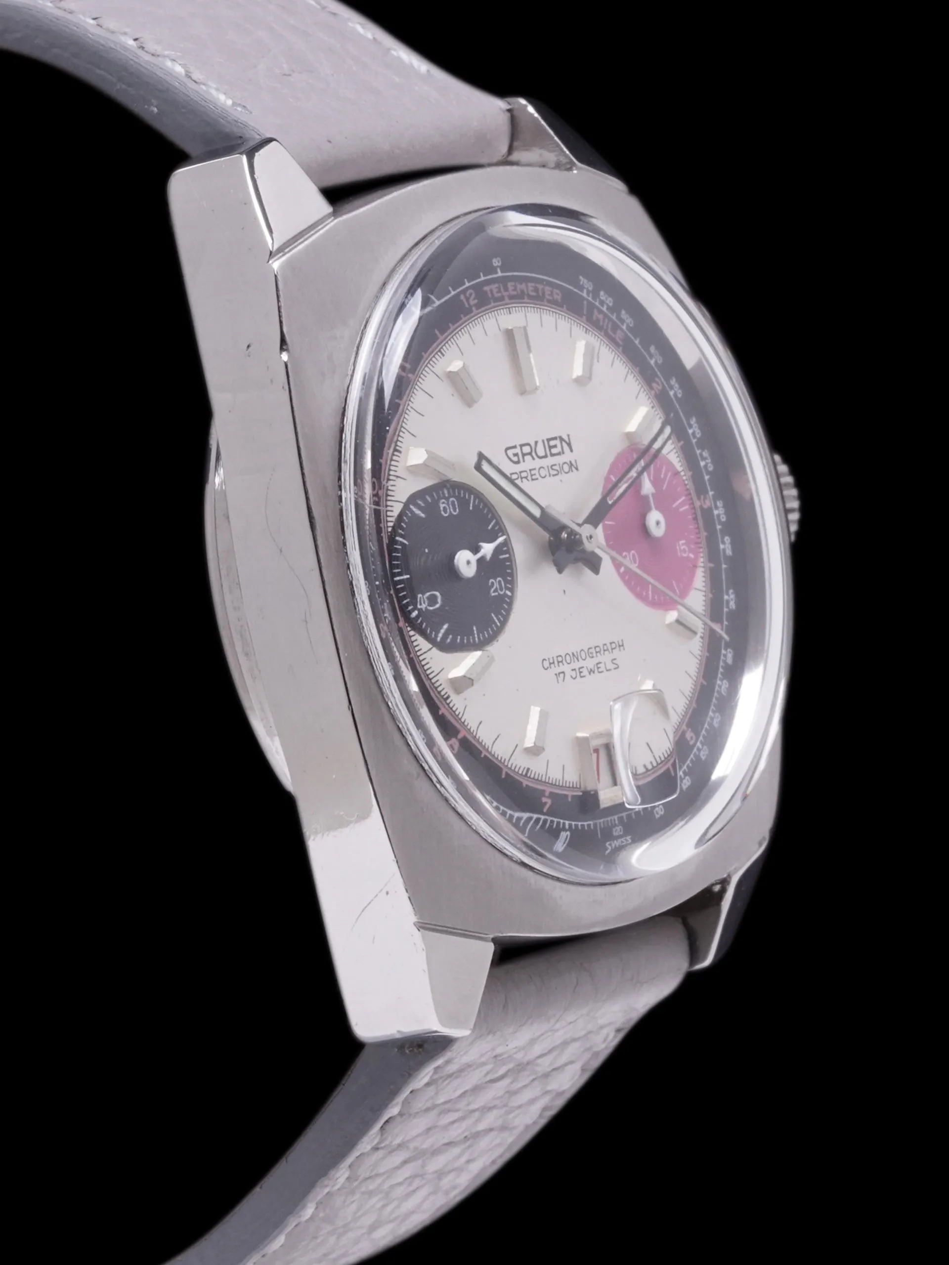 1970s Gruen Precision Chronograph (Ref. 770 CA) "Valjoux 7734"