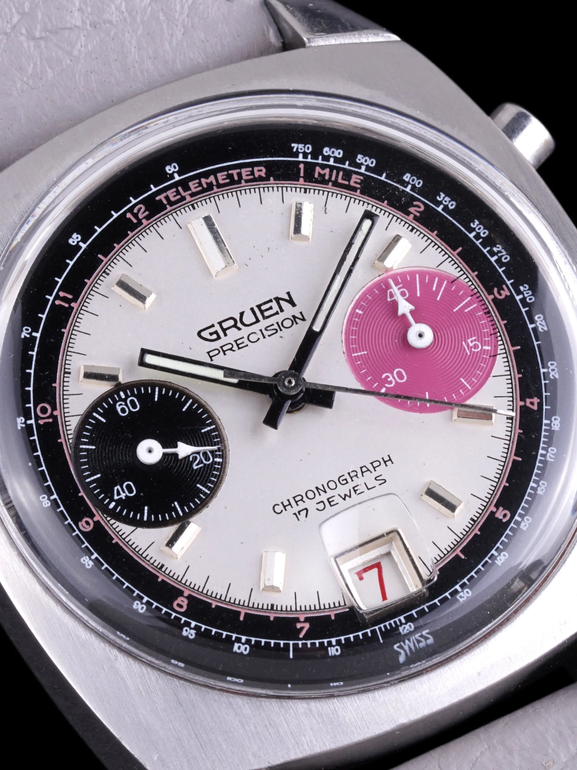 1970s Gruen Precision Chronograph (Ref. 770 CA) "Valjoux 7734"