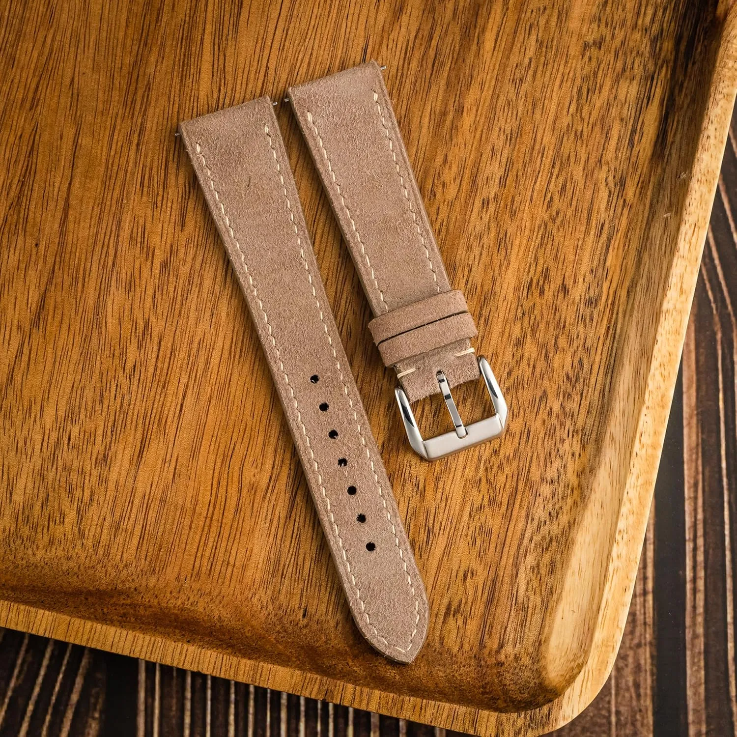 19mm, 20mm, 21mm, 22mm Watches Replacement Band Suede Leather handmade Quick-Release Watch Band - Italian Genuine Mens Watch recipient detract Strap - 18mm, 