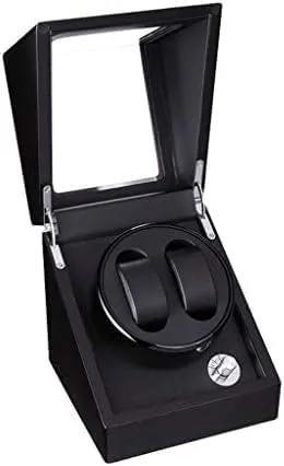 2 Winder Positions (Color : A) preservation vegetative Denmark extremity Mechanical Watch Shaker Piano Paint Automatic Watch Winder Box, Super Silent, 4 Automatic Rotation Watch Winder Case - 
