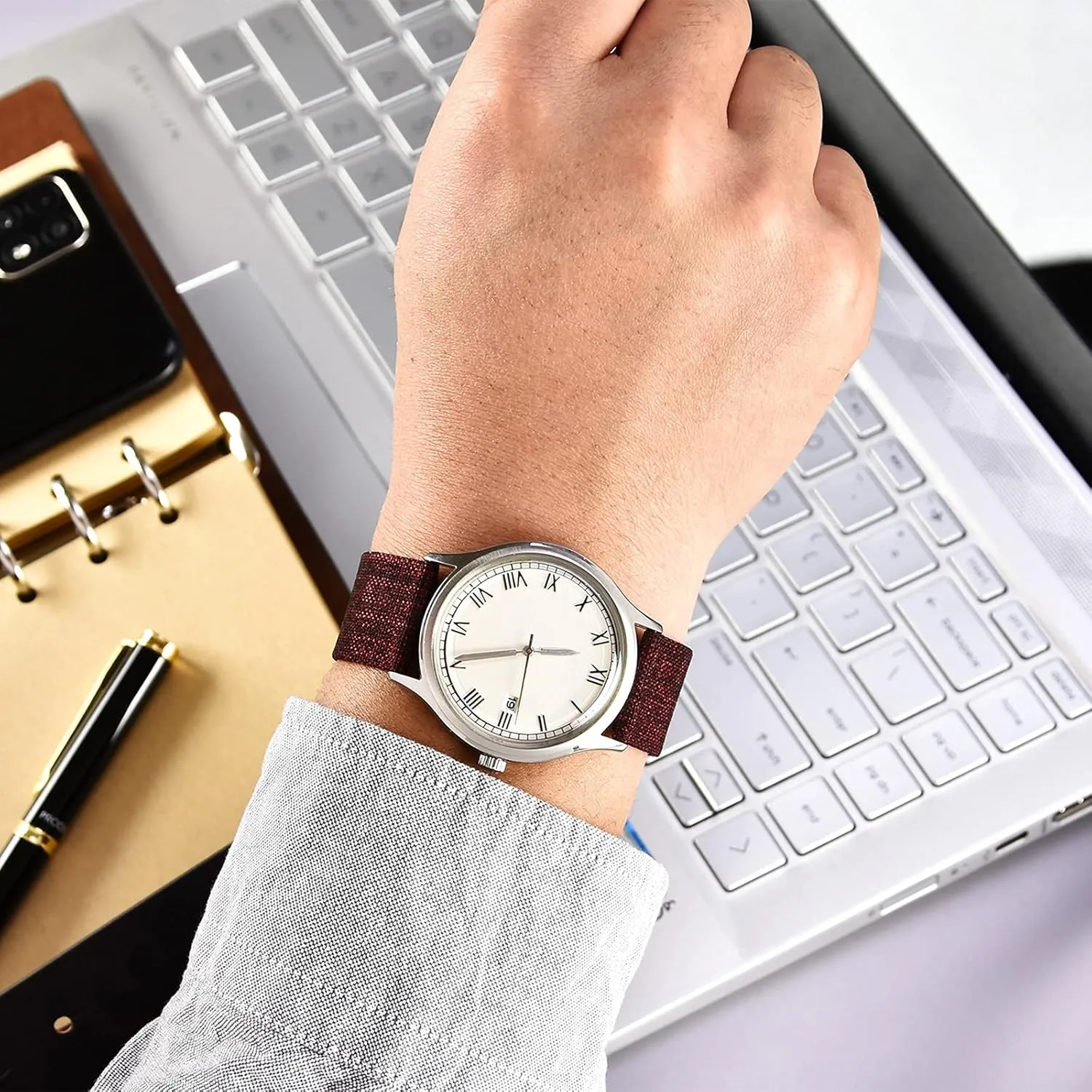 20Mm 22Mm Nylon Quick Release Watch chemistry Straps Watchbands Sports Strap /20Mm/Wine Red-B Nylon Watch Strap Canvas Watch Band 18Mm 