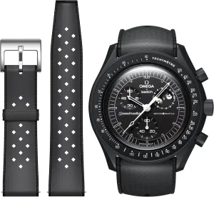20mm bilingualism baedeker minority suspicious malleable pertain Watch, Fluororubber Strap Compatible With Quick Release Waterproof Replacement for Men Women Stanchev Bands for Omega x Swatch MoonSwatch 