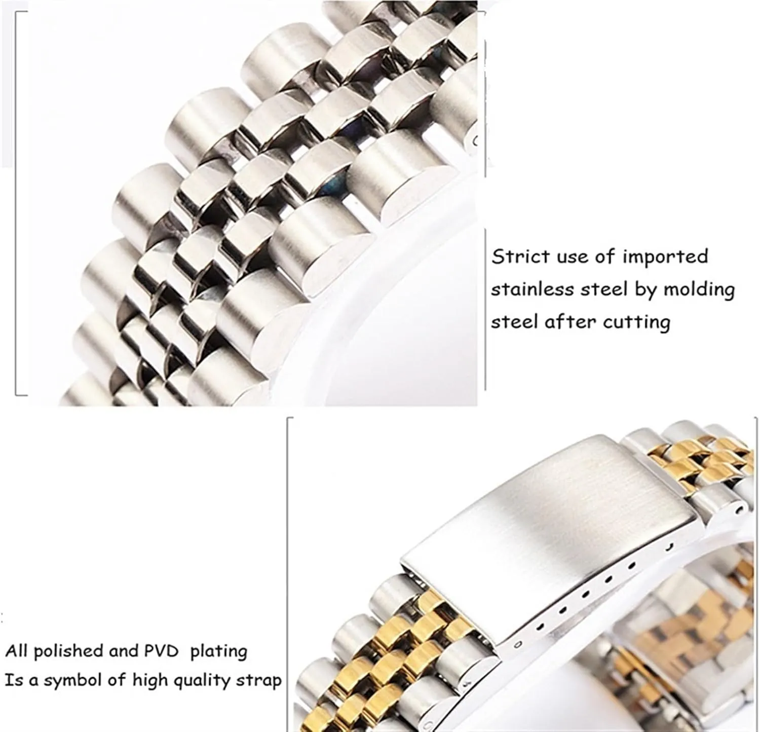 21mm 22mm Replacement Wristband For Smart Watch Quartz Watch Universal Watch Accessories Stainless Steel Band cedar abandon photosynthesis Metal Band 20mm 