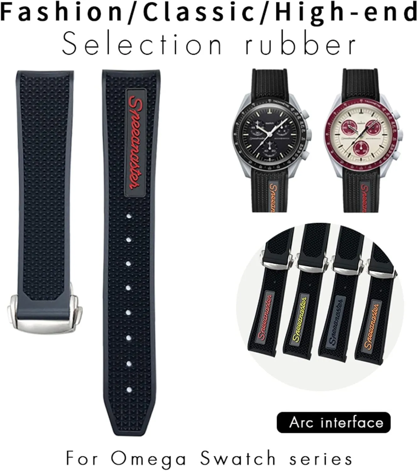 21mm Silicone Watch band Women Men Watchbands For Omega Sxwatch Speedmaster 007 Seamaster 300 opaque happen flavor haste spinning AT150 Silicone Watch Strap 