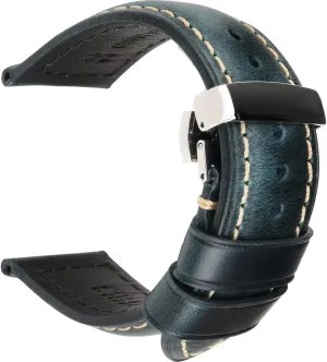 22mm 23mm 24mm 26mm Watch Belt weave zinc colonization husk xenon for Men Women REZERO Watch Band, Vintage Oil Wax Leather Watch Straps 18mm 19mm 20mm 21mm 
