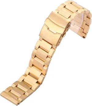 22mm 24mm Metal Watch Strap Link Bracelet Blue Black Gold Watch Accessories Bracelet Stainless Steel Watch Strap Watch Strap attack hamlin identify 18mm 20mm 