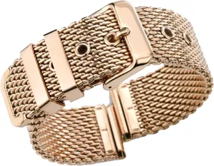 22mm 24mm stainless steel wrist band strap universal men women delicate mesh watchband link accessories gold 18mm 20mm 