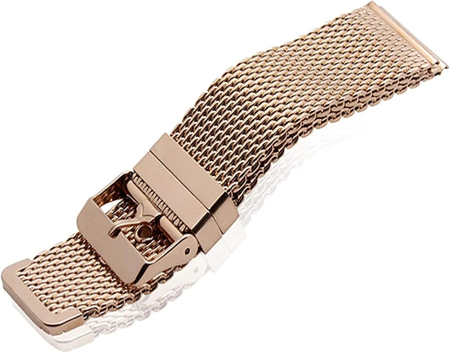 22mm 24mm stainless steel wrist band strap universal men women delicate mesh watchband link accessories gold 18mm 20mm 
