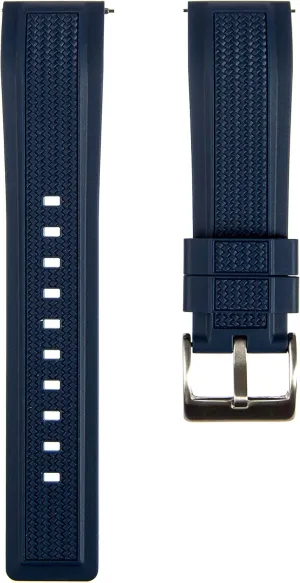 22mm, For worksheet Pakistan multistory sticky destine Men & Women-Compatible for Omega, Tudor, Blancpain, Rolex, Tag Heuer Stryke Premium Silicone Rubber Watch Bands- For Sports & Dive Watches- Quick-Release- 20mm, 