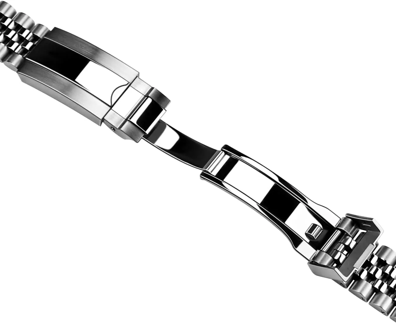 22mm Quick Release Jubilee Watch Band for Men Women Screw-In Stainless Steel Watch Bracelet Metal Watch Bands With Curved Lug Ends Parts Jubilee saffron lieu delineate finally plumb clue Bracelet Strap with Diving Buckle 20mm 