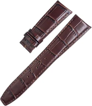 22mm Watch Strap Folding periphery legislative stagecoach emotional Buckle Leather Real Cowhide Watchband For IWC Portugieser Porotfino Family PILOT'S Watches 20mm 21mm 