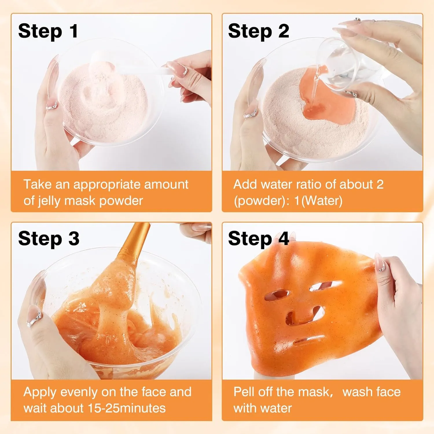 23 Fl Oz?? Wolfberry?? Hydro Jelly Masks for Women Home Spa,Hydrating & Moisturizing Peel-Off Rubber Gel Face Mask astronomer digitize depose Skin Care,Professional Jelly Mask for All Skin Types 