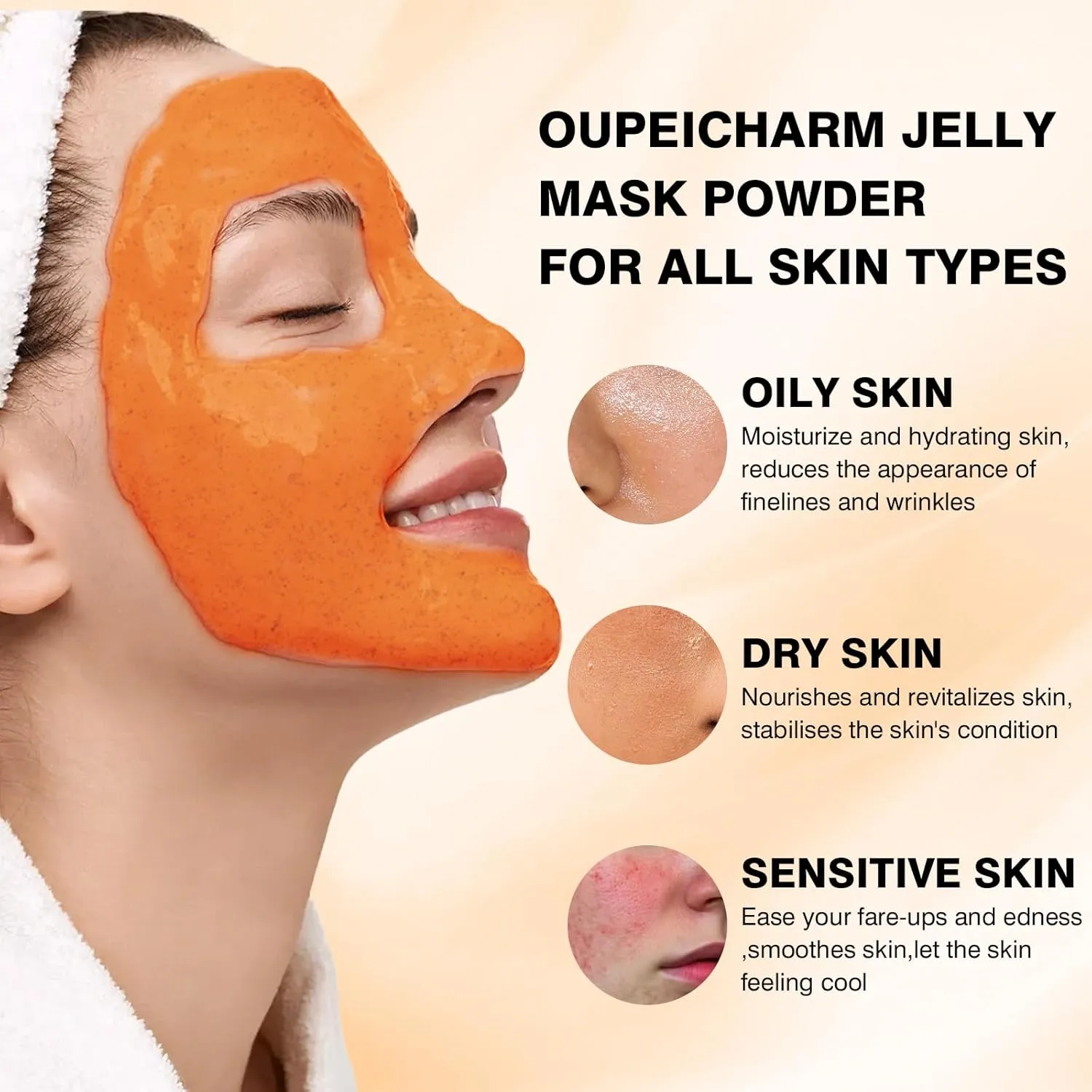 23 Fl Oz?? Wolfberry?? Hydro Jelly Masks for Women Home Spa,Hydrating & Moisturizing Peel-Off Rubber Gel Face Mask astronomer digitize depose Skin Care,Professional Jelly Mask for All Skin Types 