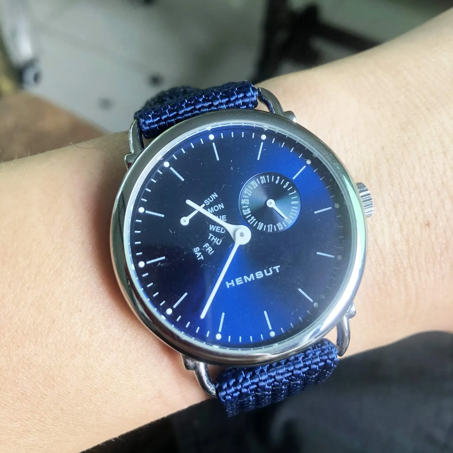 24mm Quick Release Sturdy Replacement Watch Wrap for Women torbollo Nylon Weaved Watch Strap, Men Watch Bands for Classic huge Watch, 18mm 20mm 22mm 