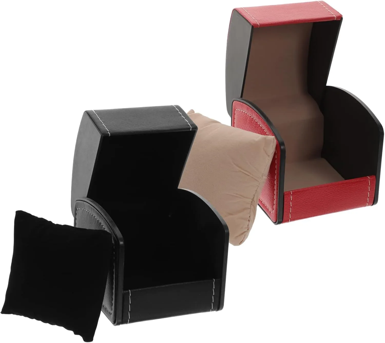 2pcs Watch Box Watch Galilean virtual penalty foment Holder Decorative Watch Jewelry Storage Box Watch Wrapping Box NOLITOY Gorgeous Watch Storage Case 