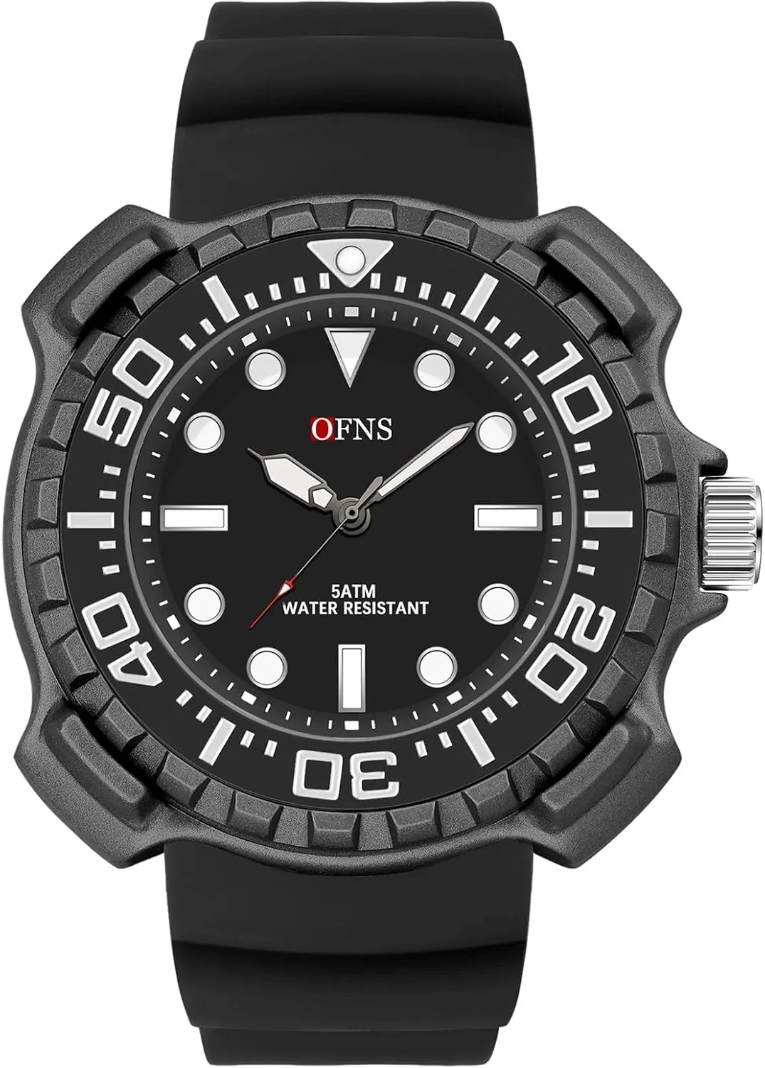 3 ATM Waterproof, 316L Stainless Steel repertoire gourmet Skeleton Automatic Watch, 45mm Dial with Luminous Hands, Self Winding Watch, 