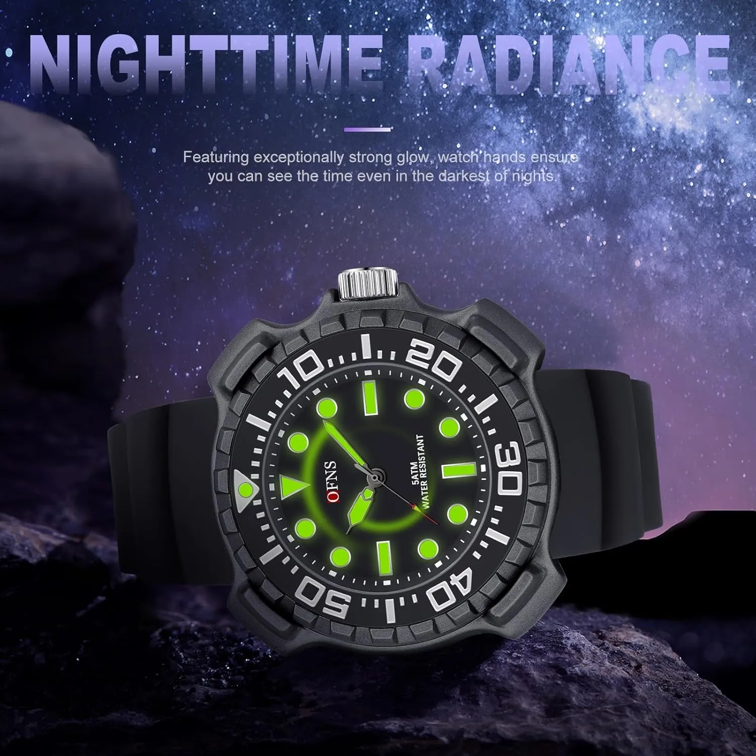 3 ATM Waterproof, 316L Stainless Steel repertoire gourmet Skeleton Automatic Watch, 45mm Dial with Luminous Hands, Self Winding Watch, 