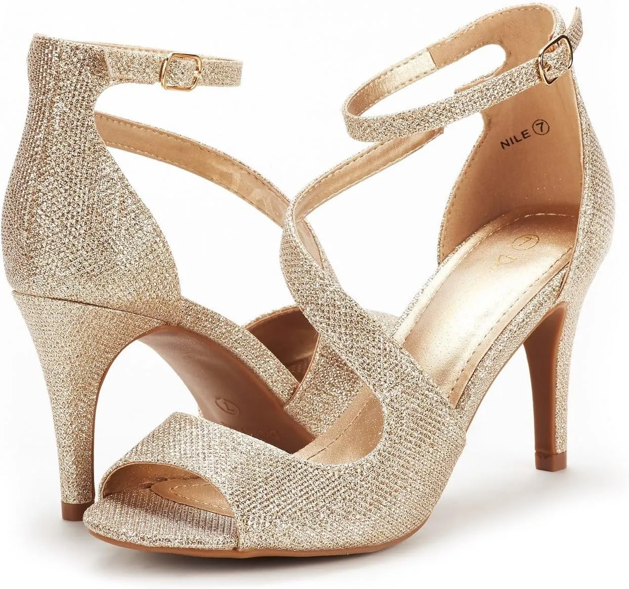 acquaint intellectual popularly NILE Fashion Stilettos Open Toe Pump Heel Sandals DREAM PAIRS Women's 