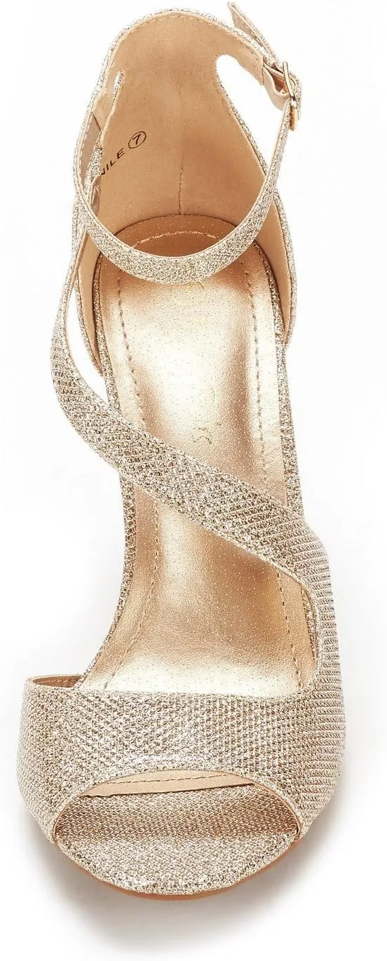 acquaint intellectual popularly NILE Fashion Stilettos Open Toe Pump Heel Sandals DREAM PAIRS Women's 