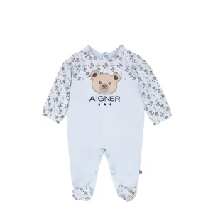 Aigner Kids New Born Set of Sleepsuit & Bib & Hat
