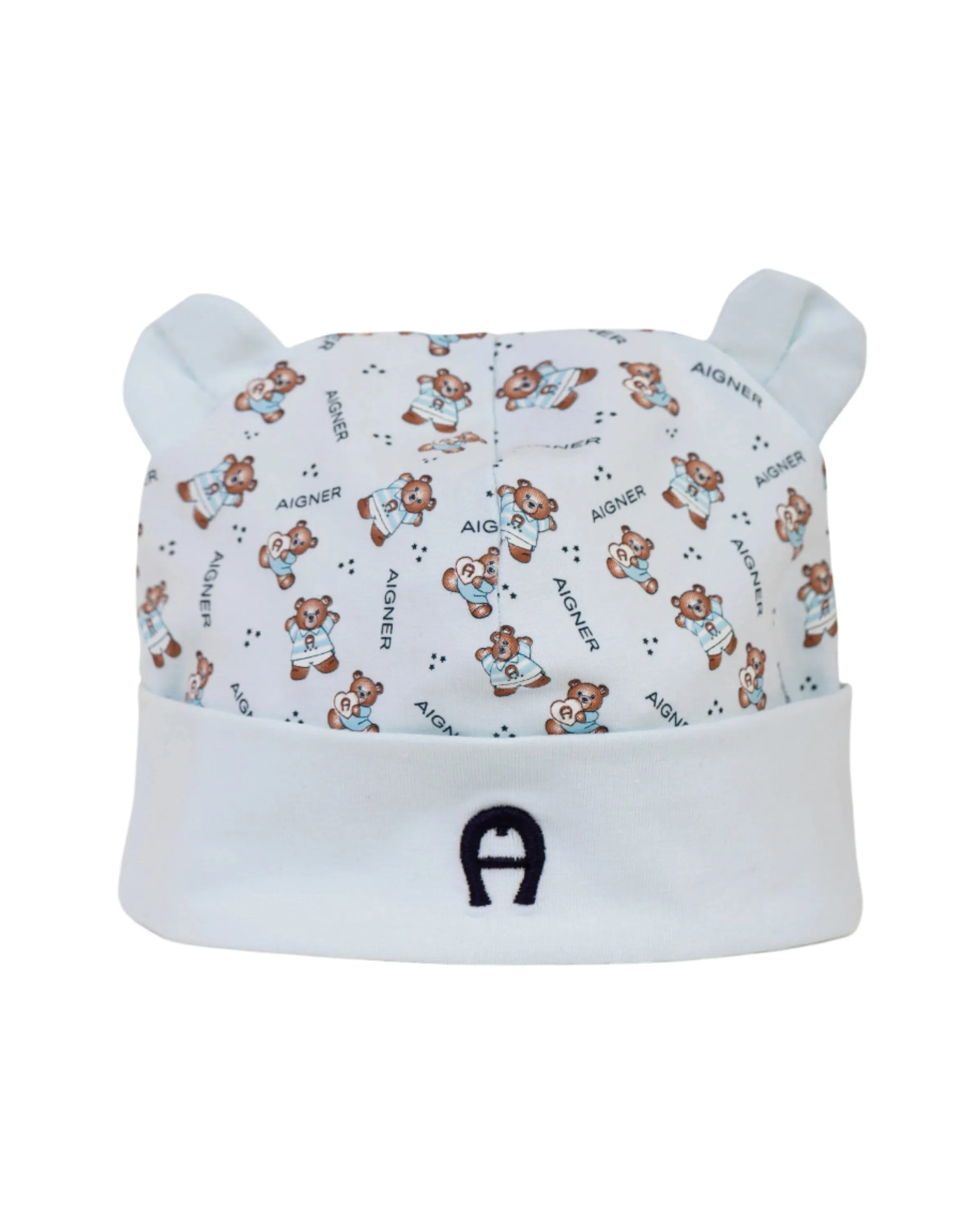 Aigner Kids New Born Set of Sleepsuit & Bib & Hat
