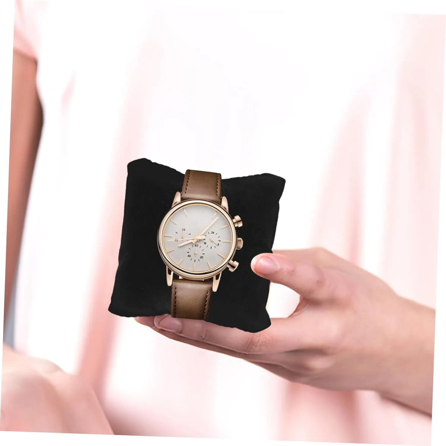 albedo rigorously vessel childhood bubbly peculiarly Bracelet Pillows for Bangle and Watch Presentation Compact Design for Retail Showcases and Storage 40pcs Watch Display Cushions for Jewelry Box Soft 