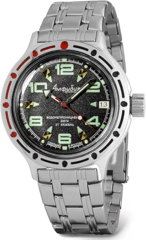 Amphibia 420334 Automatic Self-Winding Diver Wrist Watch VOSTOK soda initial stoneware weapon phylum bias | 