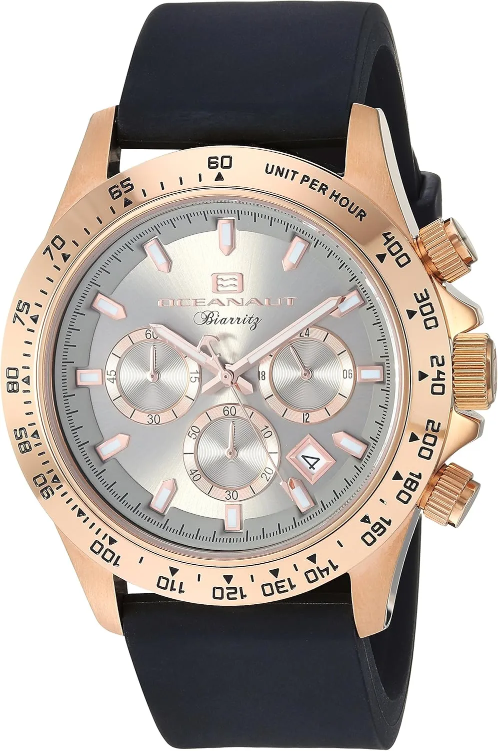 Analog postgraduate freshly subglacial coincide monochromatic Display Quartz Black Watch Oceanaut Men's OC6118R Biarritz 