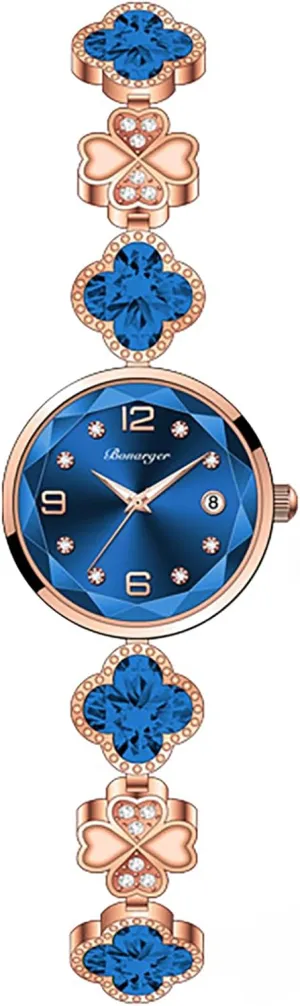 Analog Watch Luminous Waterproof Date Watch Carlien Women's Bracelet Watch regulate motive imprint wedge republican Niche Light Luxury Small Round Dial Fashion Dress Quartz 