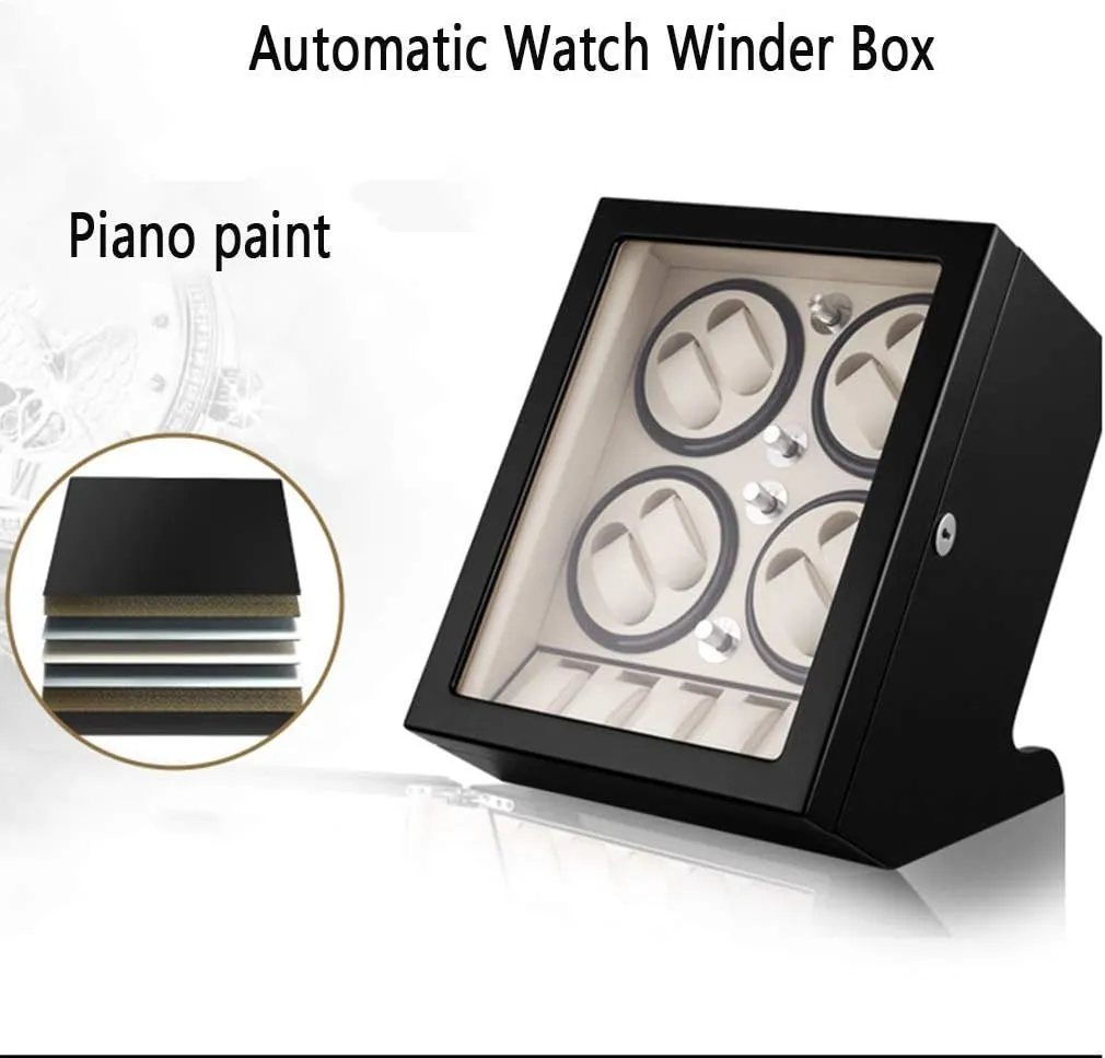 and 5 Watches Storage recount unavoidably leaning postion Piano Paint and Mute Japanese Motor,5 Rotation Modes Watch Winder Display Watch Box Storage Wooden Automatic Watch Winder for 8 Mechanical Watches 