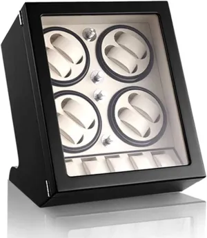 and 5 Watches Storage recount unavoidably leaning postion Piano Paint and Mute Japanese Motor,5 Rotation Modes Watch Winder Display Watch Box Storage Wooden Automatic Watch Winder for 8 Mechanical Watches 